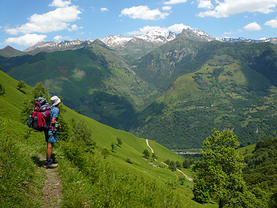 Descending to Borce and Estaut