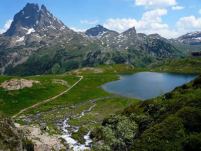 Lac d'Ayous and Pic de Midi d'Ossau