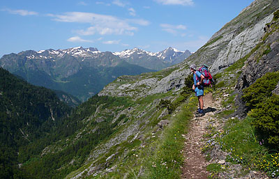 Ian above the Soussoueou Valley