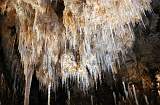  Straw stalactites festoon the roof of this part of the cave.