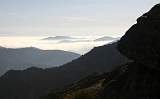  Cloud sea looking towards the Pyrenees from Gorge de Colombieres