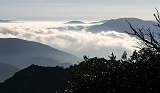  The cloud sea with Canigou on the far horizon.