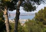  View from Pierres-Blanches near Sète overlooking the Etang de Thau.