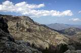  View north from the Col de Portaret on the road to the Sommet de l'Espinouse