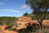  Red, desert like garrigue near to Castelnau-le-Guers