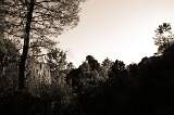  In the Cirque de Mourèze. Simulated Palladium toning.