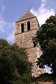  The bell tower on the hill above the village used to be the main tower of a, now ruined, Romanesque castle