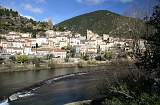  Roquebrun with the River Orb in the foreground.